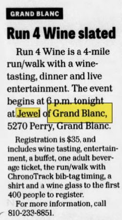 The Jewel of Grand Blanc - Oct 10 2013 Wine Run (newer photo)